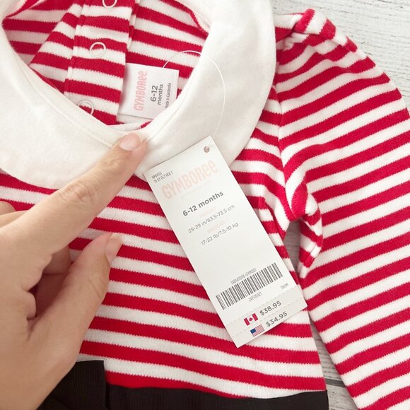 NWT Gymboree Holiday Striped Dress - Picture 2 of 5